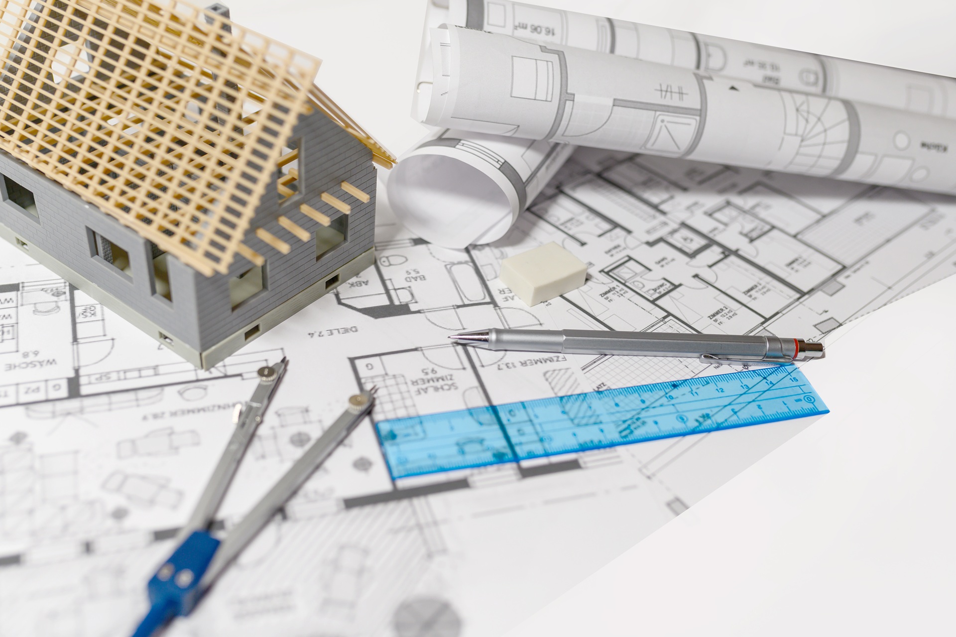 Architekturmodell und Baupläne mit 3D-Konstruktionssoftware | 3D-Konstruktionssoftware

